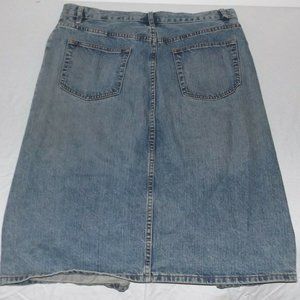 Gap Blue Denim Skirt Women's Size 14 Straight Skirt #0085